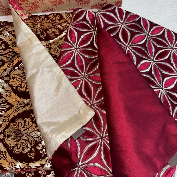 6 decorate pillow covers from India. Approx 2 are 12”x 16” and 4 are 16”x16”. EC - Picture 1 of 7